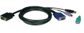 TRIPP LITE KVM CABLE PS2/USB/VGA-B040/B042 SERIES 15F/4.57M P780-015